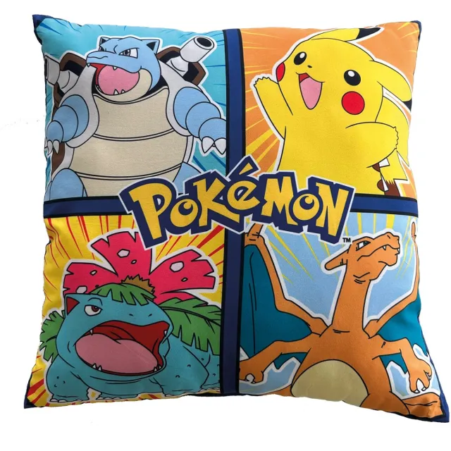 Pokémon Sierkussen Friends - 40 x 40 cm - Dubbelzijdig - Polyester Multi