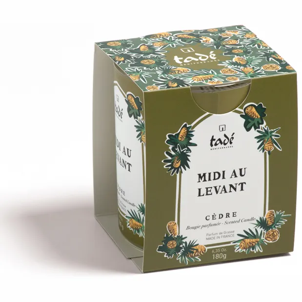 Tadé Midi Eau Levant Ceder Geurkaars Groen