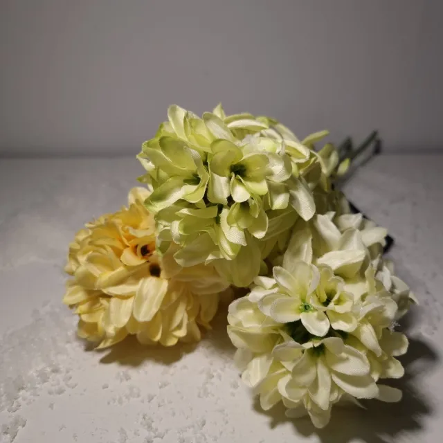 Countryfield Kunstbundel Hyacinth 3 veelkleurig wit Wit , geel en groen