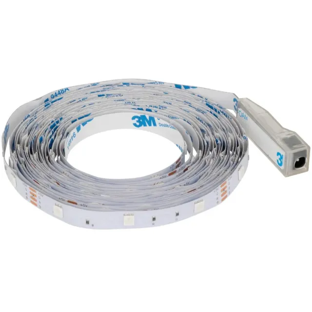 Atmosphera LED Strip met afstand bediening - 500 cm - op batterij - gekleurde of witte lampjes - slaapkamer - podium Multi