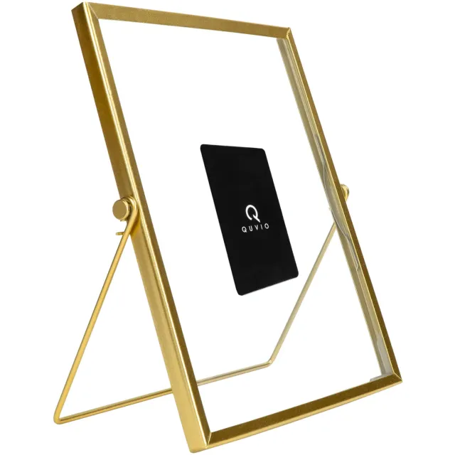 QUVIO Fotolijst - 17,5 x 23 cm - Staand - Goud