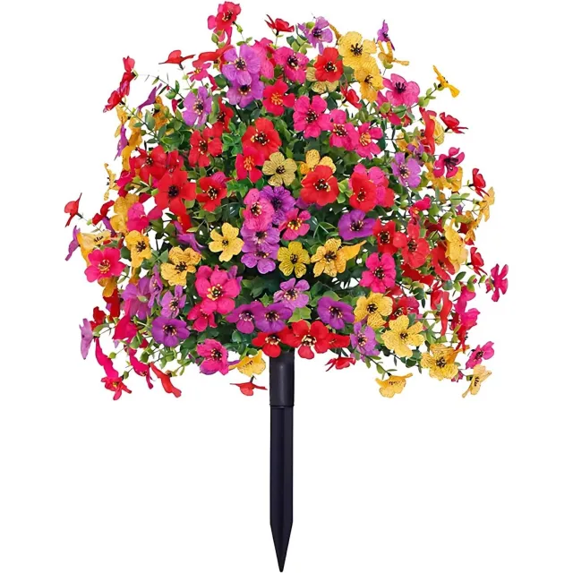 KZQ Kunstbloemen - Materiaal kunststof - Waterbestendig - Voor tuin terras - Voor woonkamer slaapkamer hal kantoor of ontvangstruimte - Ontworpen als decoratief accent voor een verzorgde presentatie - Voor dagelijks gebruik