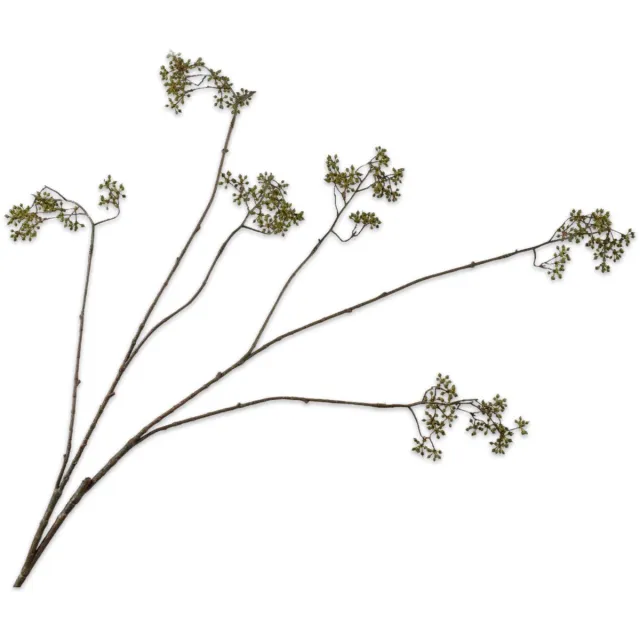 Silk-ka Kunsttak - spirea - groen - H125 cm