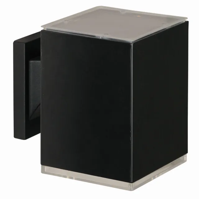 Luxform solar hybrid intelligent wandlamp buiten Maine Black