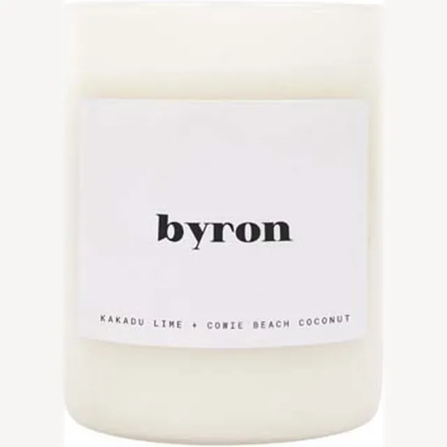 SunnyLife Candles & Fragrance Kaars Byron - Kokosnoot Wax - Wit