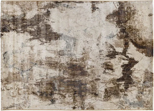 PTMD Mirle Dark Brown Antique Carpet Rectangle M Bruin
