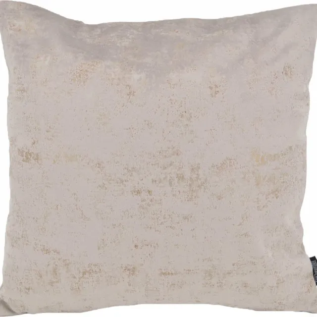 Gek op Kussens! Flo Gold Velvet Grijs Kussenhoes | Fluweel / Polyester | 45 x 45 cm