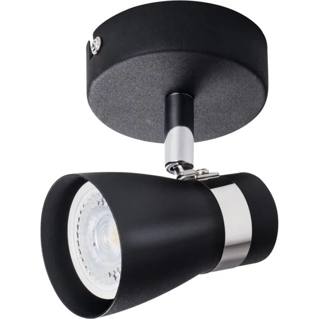 Kanlux S.A. ENALI 1 - wandlamp - plafondlamp spot - incl LED - zwart