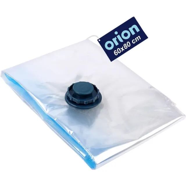 orion group Vacuümzak voor Kleding en Beddengoed 60x80 cm - Vacuümzakken,Vacuüm Opbergzak - Kledingzakken - Kussens - Dekbedden - Reiszakken transparant