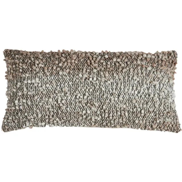 Light & Living Kussen Mezoki Boucle bruin 60x30cm