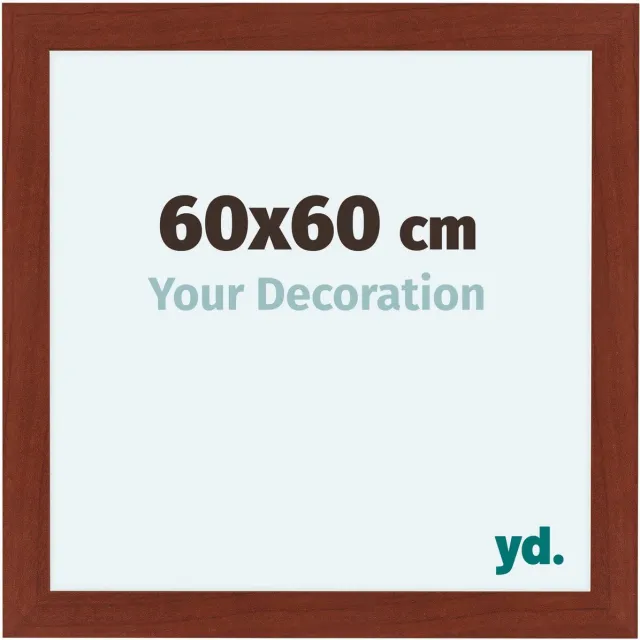yd. Your Decoration - Fotolijst 60x60 cm - MDF - Kersen - Como