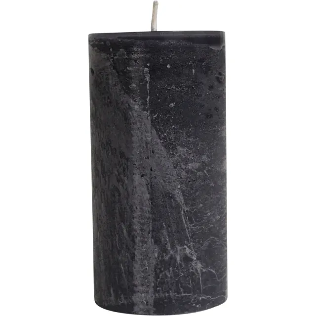 PTMD NEW Rustic Outdoor Candle Anthrazit Pillar 300x150 Antraciet