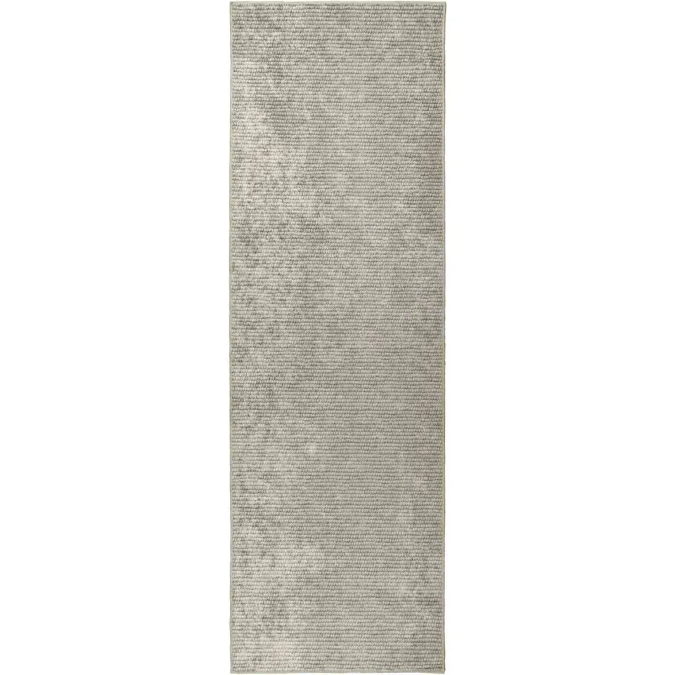 vidaXL Vloerkleed Beige 50 x 150 cm 100% Polyester 3 mm Wasbaar
