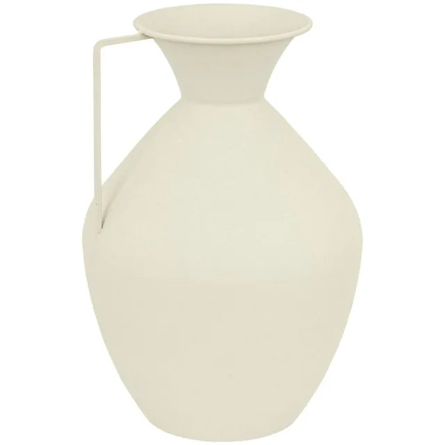 Atmosphera Créateur d'intérieur® Metalen vaas H36 cm SYLVAIN Blanc