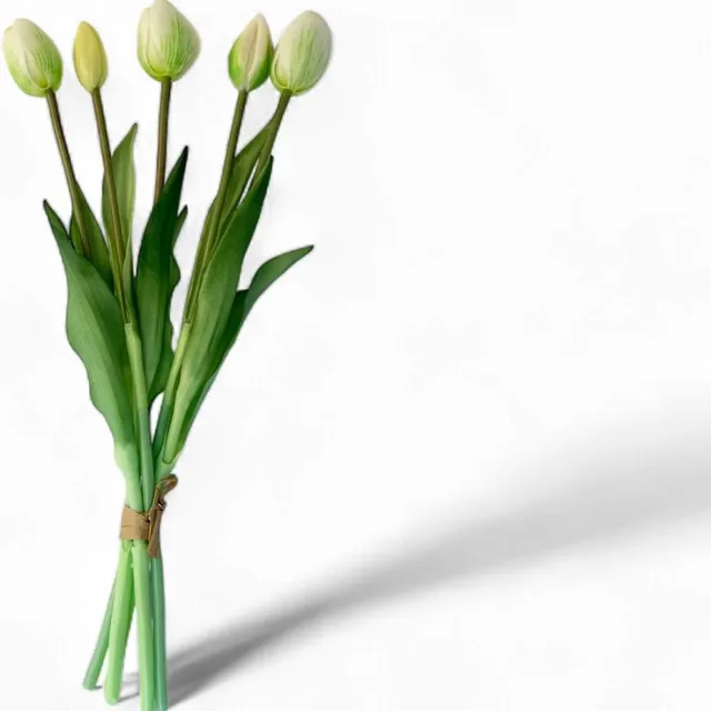 Winq Kunsttulpen Wit Realtouch 5st-tulpen 5stuks
