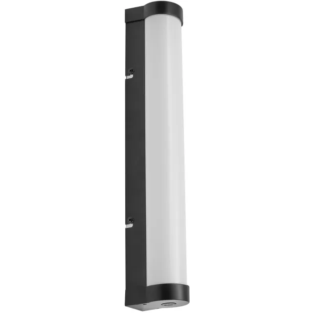 Osram ORBIS Buisspiegel-/wandlamp met LED, mat glas/zwart, 9W, 820lm, dimbaar, 3000/4000K verstelbaar via wandschakelaar, 40cm diameter, IP44 bescherming tegen vreemde voorwerpen/spatwater