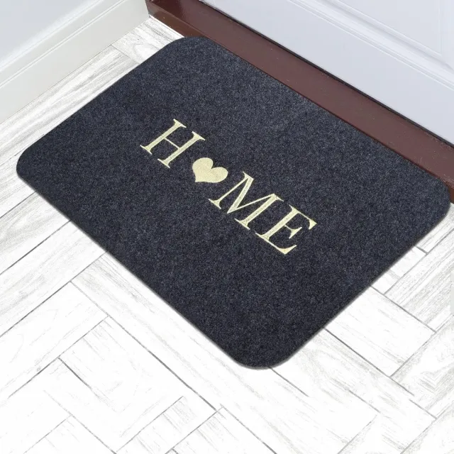Famanu Deurmat set van 2 stuks, antislip en wasbaar, vangt modder en vocht effectief op, ideaal voor hal en voordeur, 40x60 cm Neutraal