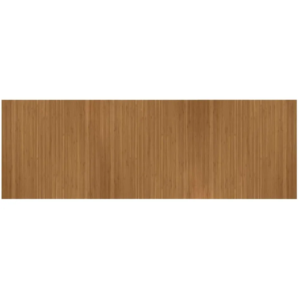 vidaXL Vloerkleed rechthoekig 100x300 cm bamboe bruin, foto 3