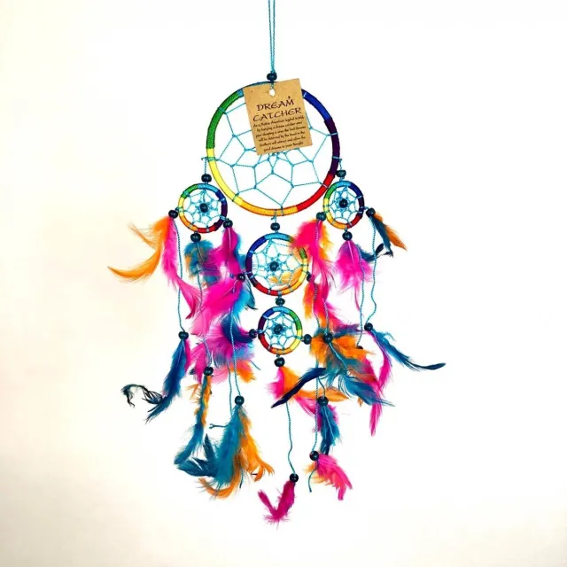 Zus & Zo Dromenvanger ±Ø9cm regenboog met kleintjes multi