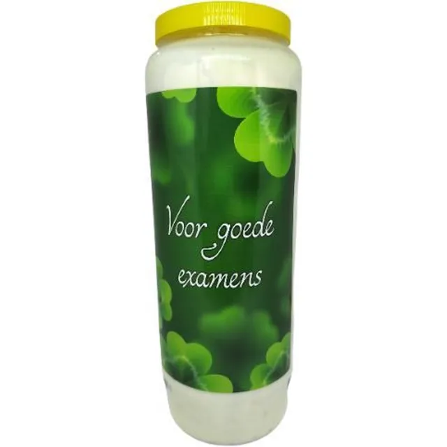 noveenkaars Voor goede Examens - Noveenkaars - 9 dagen brander (20 stuks) Kleurloos
