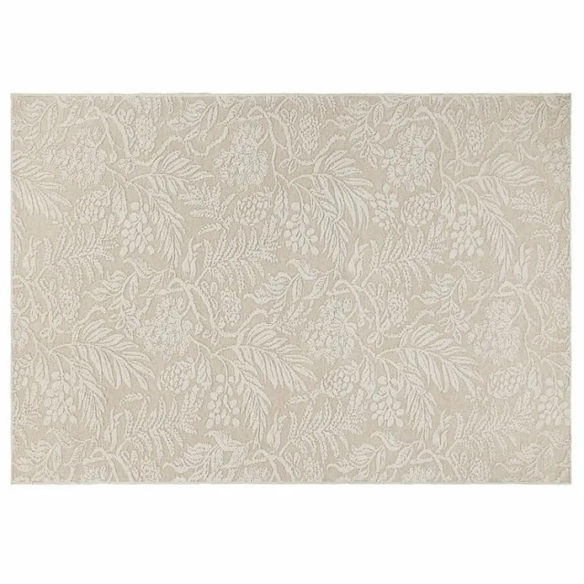 Loberon Vloerkleed Azimra wit/lichtbruin