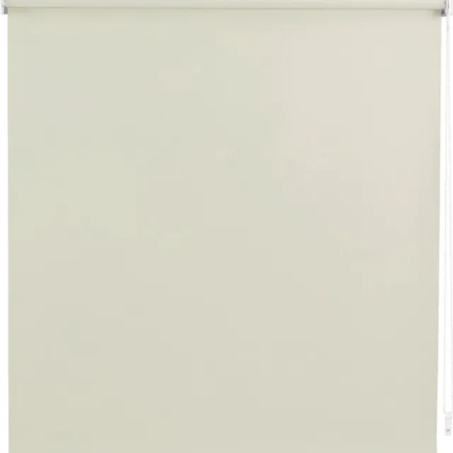 Bolt Edge Rolgordijn - Beige - 100x140cm - Verduisterend - Waterafstotend - Zonder boren