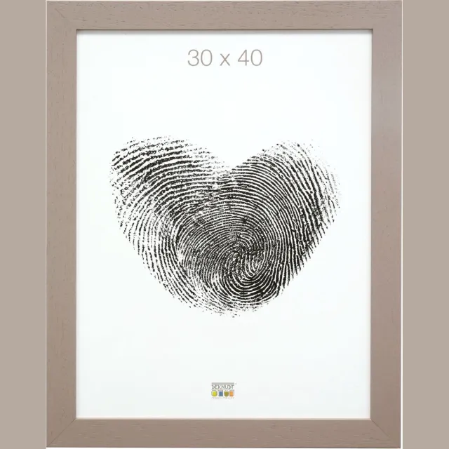 Deknudt Frames fotolijst S226K9 - taupe hout - breed - 30x40 cm