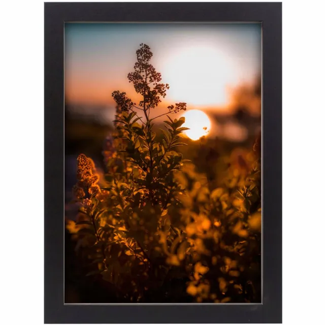 HoliDom Zwarte Fotolijst 15x21cm MDF - Staand & Hangend