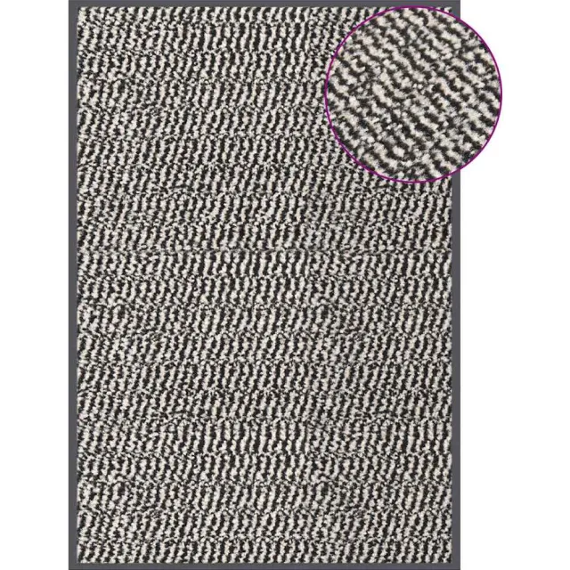 vidaXL Deurmat getuft 60x90 cm lichtbruin
