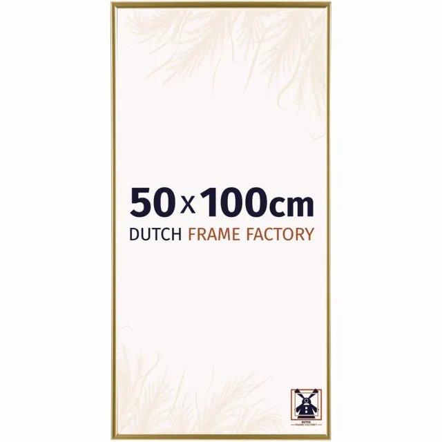 Dutch Frame Factory Fotolijst 50x100 cm - Kunststof - Goud - Easy