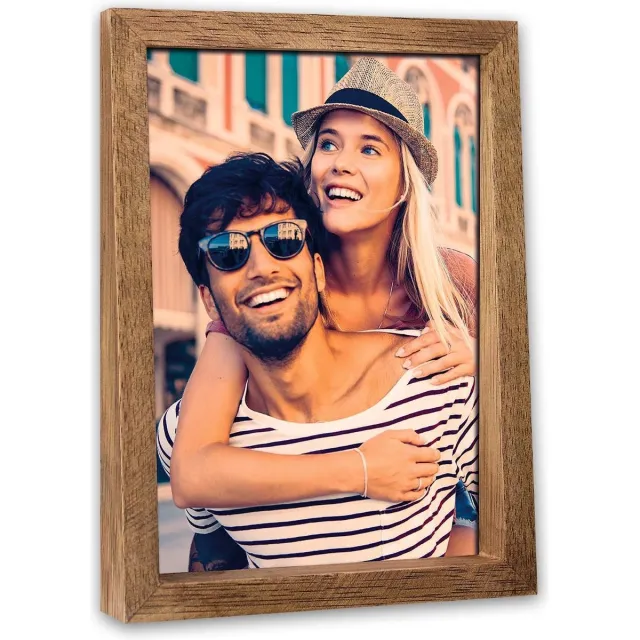 Zep Houten fotolijst Marne verticaal bruin voor foto formaat 13x18 - BM571V