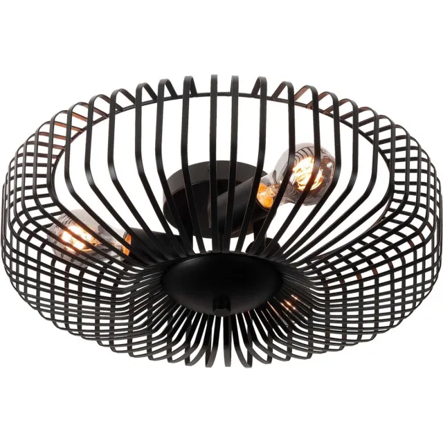 Highlight plafondlamp Nino 450 3 lichts - zwart