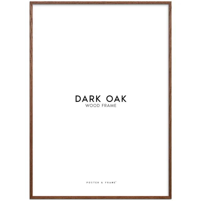 Poster & Frame houten lijst donker eiken acryl - A3 (29.7 x 42 cm cm)