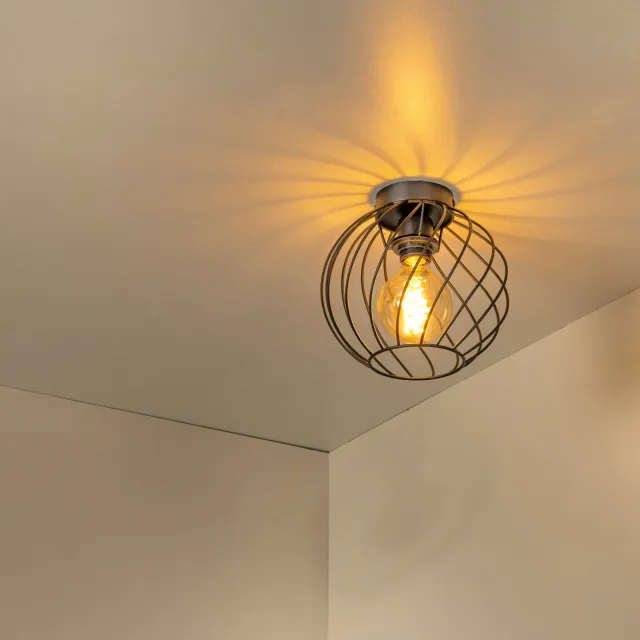 NOUS Living plafondlamp Awe zwart