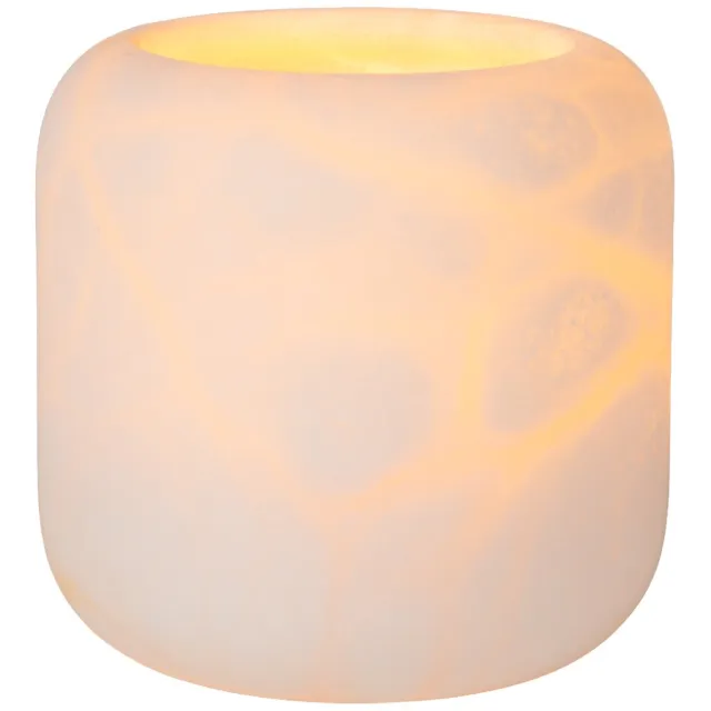 Atmooz Oxo M Theelichthouder - Waxinelichthouder - Natuurlijk Design Windlicht - Beige - Luxe Interieurdecoratie - Naturel