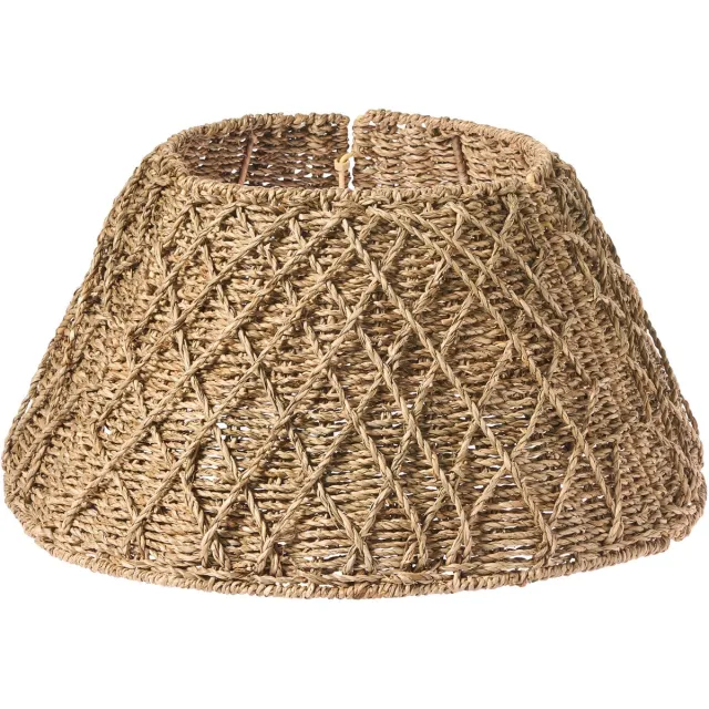 Beliani BOUGIE - Kerstboomrok - Naturel - ⌀ 43 cm - Zeegras Natuurlijk