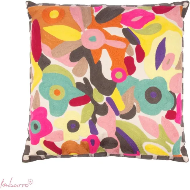 Imbarro Home & Fashion Imbarro - Kussen - Sierkussen - Bliss - 100% Katoen - 50x50cm - Multicolor