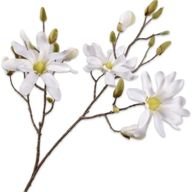 Silk-ka Kunstbloem - wit - H116 cm