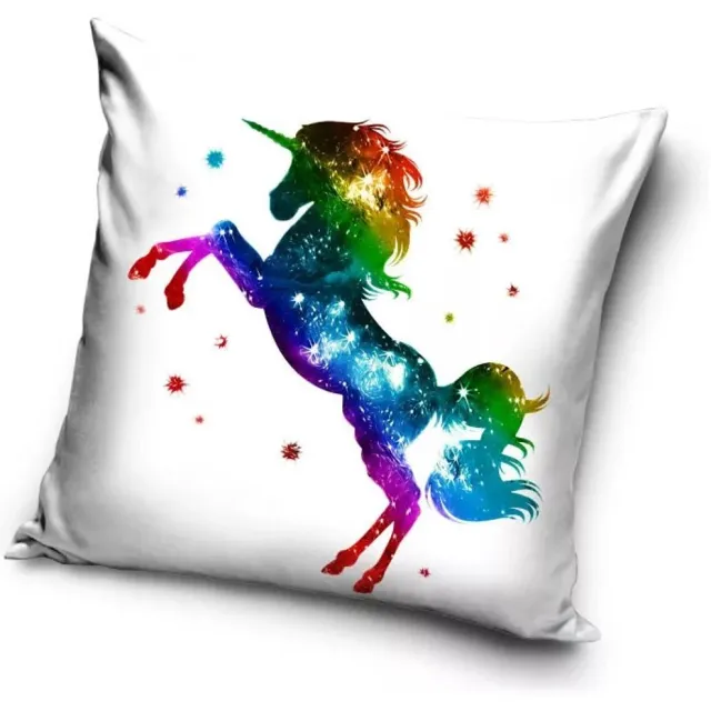 Sweet Home sierkussen Unicorn Sky 40 x 40 cm Wit