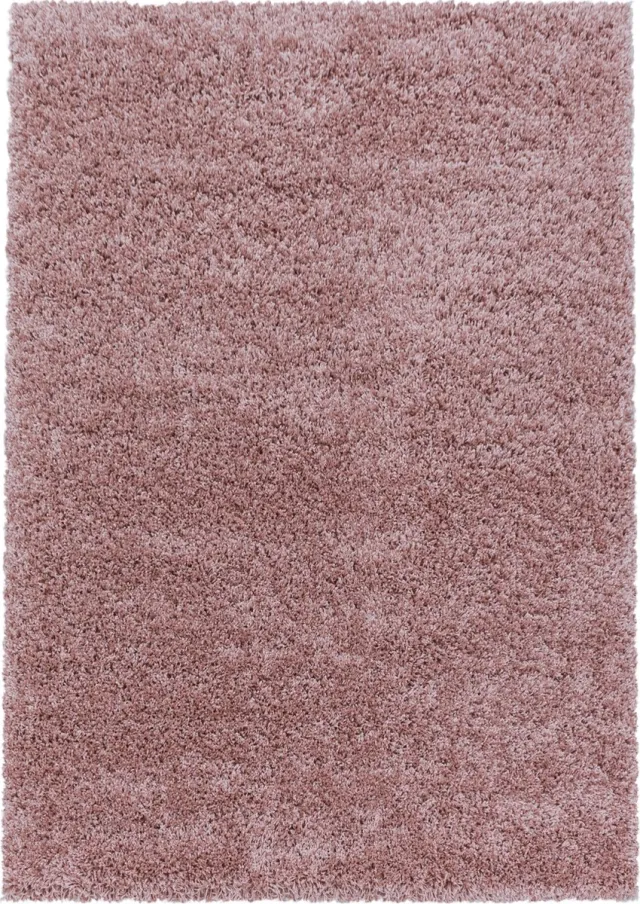 Muratap Monaco Soft Shaggy Hoogpolig Vloerkleed Roze- 100X200 CM