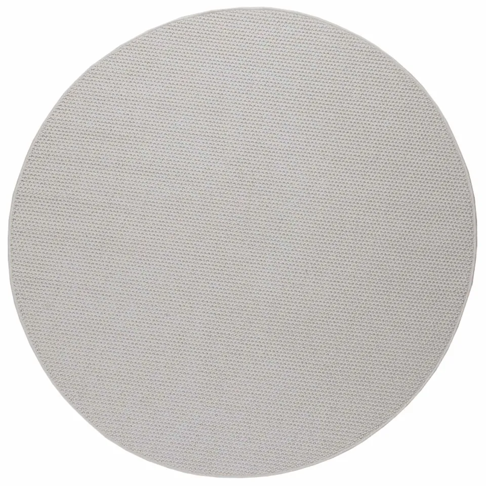 vidaXL Binnen kleed LUGO Crèmekleurig Ø 200 CM Polyester