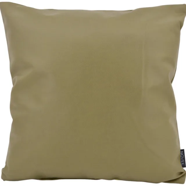 NOVÉE Dean Groen Kussenhoes | Binnen / Buiten Collectie | 45 x 45 cm | PU Leder / Waterafstotend