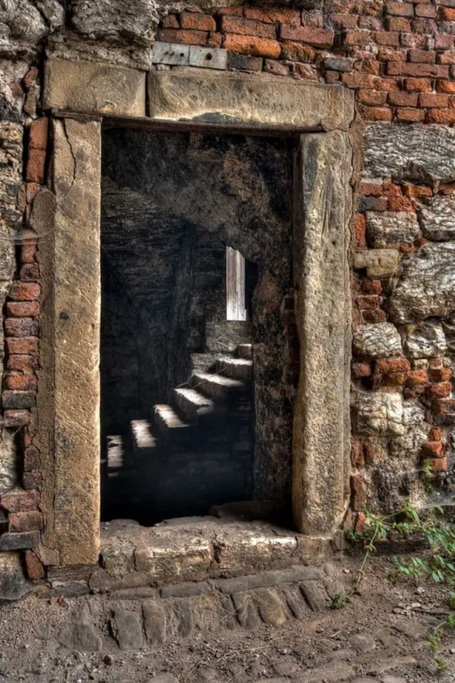 Vincent Rook VR8 Vincent Rook VR12 - Foto - Urbex - Fine Art Print op fotokwaliteit papier - 40 x 50 cm zwart