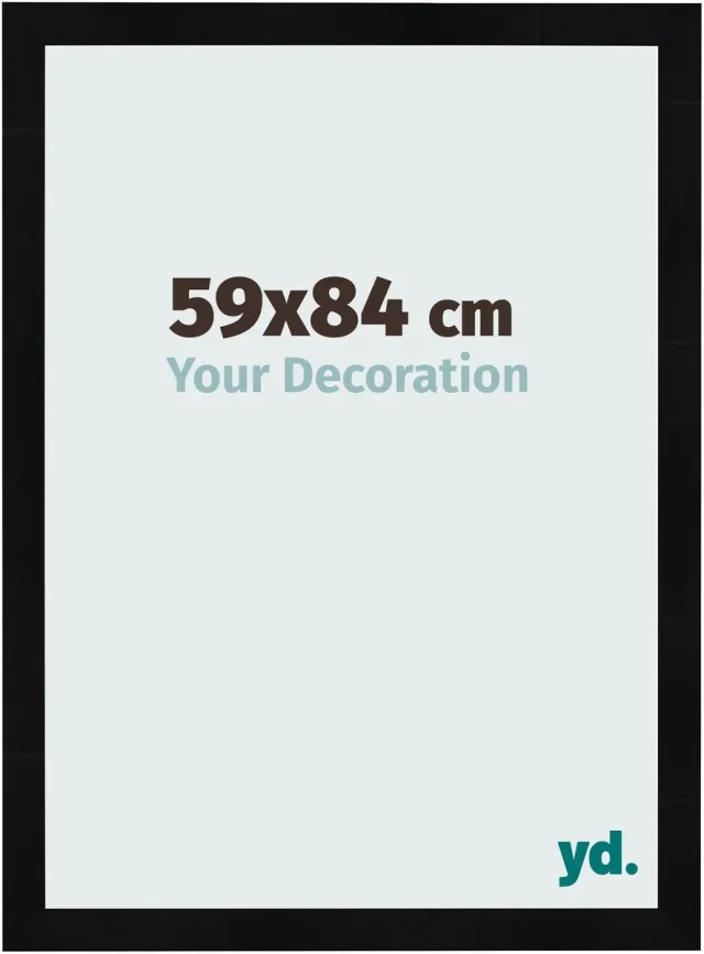 yd. Your Decoration - Fotolijst 59x84 cm - MDF - Zwart Hoogglans - Pisa