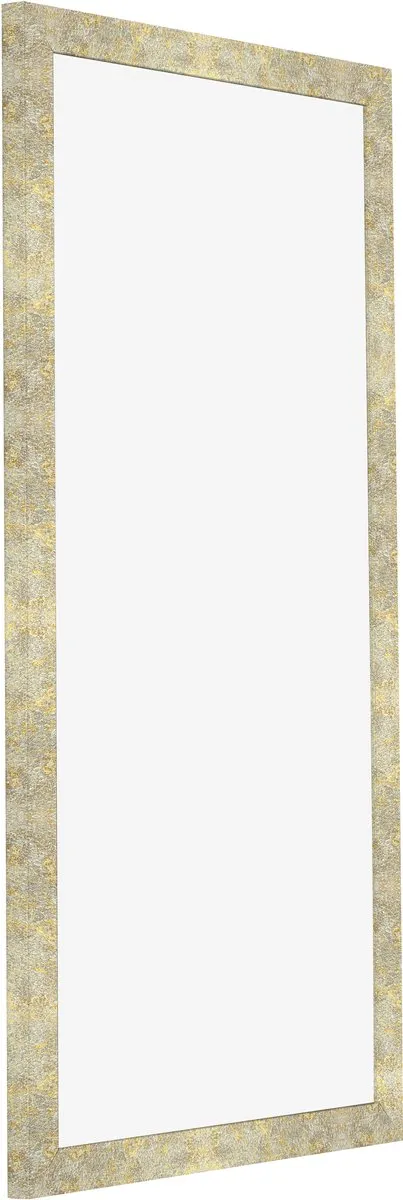 Dutch Frame Factory Fotolijst 50x100 cm - MDF - Zilver-Goud Hamerslag - Benno
