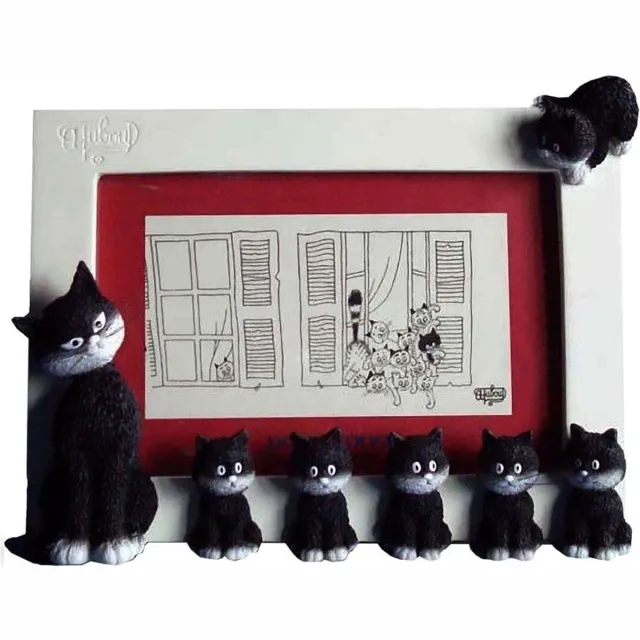 Parastone Dubout Katten Collectie 3D Fotolijstje – 22 x 17,8 x 7,8 cm Multicolor