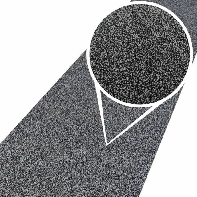 ANRO Tapijtloper Tamara Grijs 300x67cm – Velours Gangloper Antislip Keukenloper Hal Op Maat