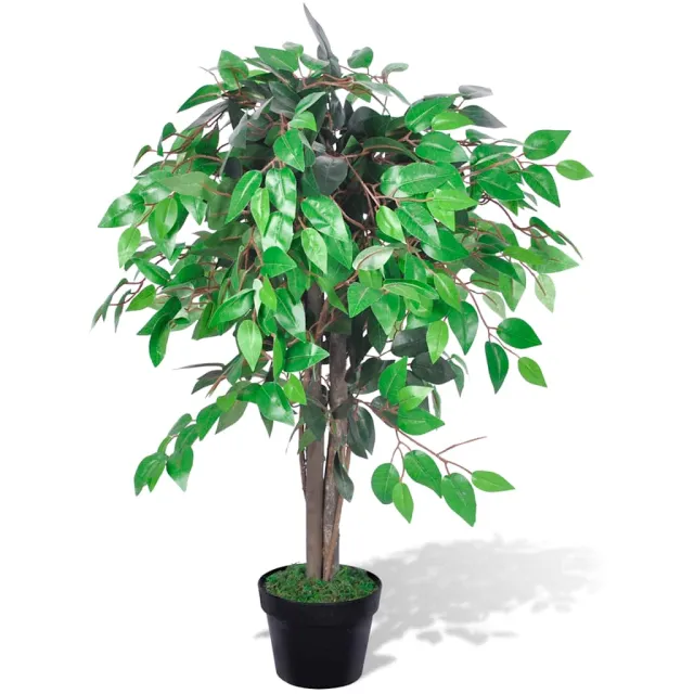 vidaXL Kunst vijgenboom met pot 90 cm Groen