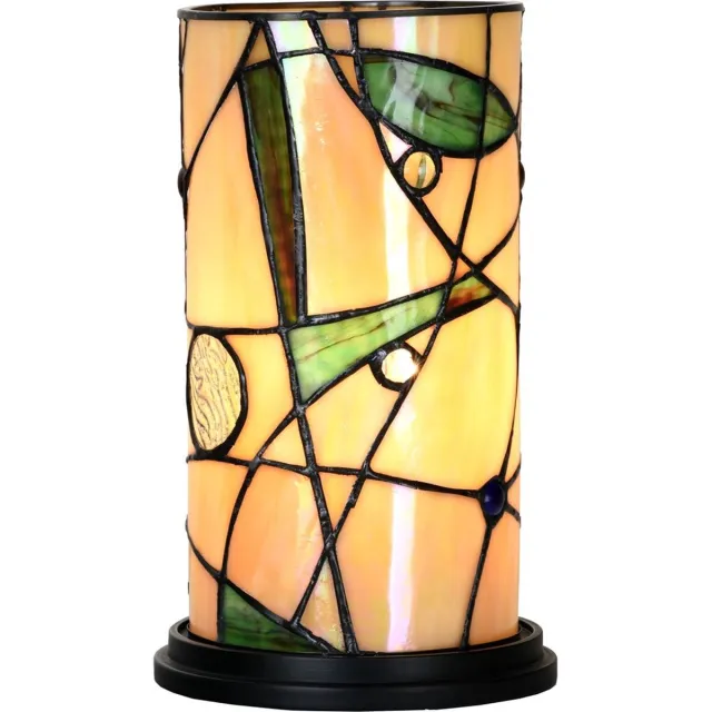 Coloured by Art Tiffany Windlicht Nova - Art Deco Trade Zwart