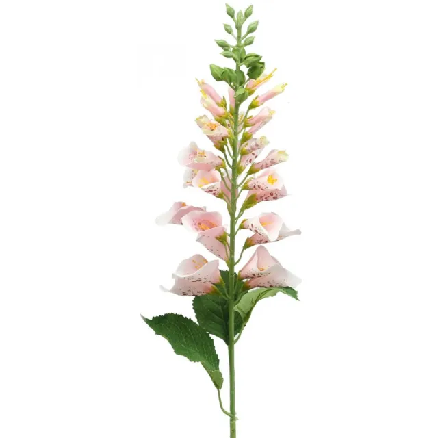 Viana Kunstweidebloem vingerhoedskruid roze zijden bloem 90cm